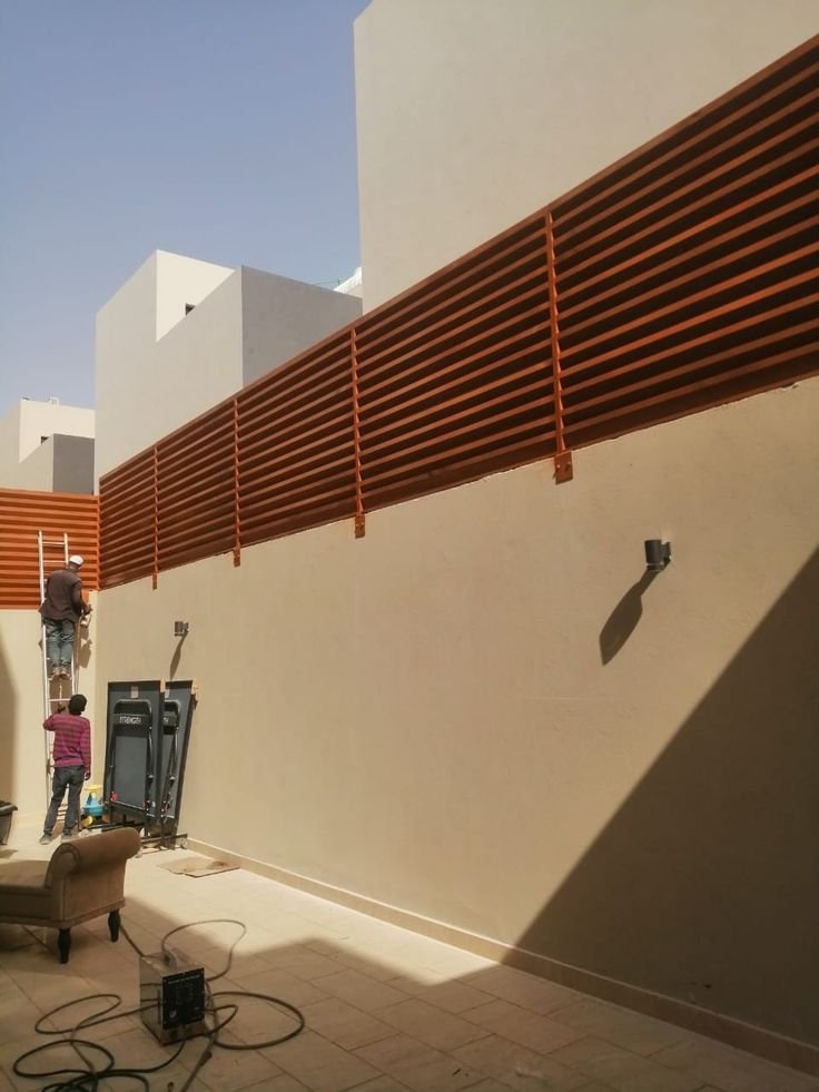 صورة تركيب سواتر - مظلات وسواتر المدينة