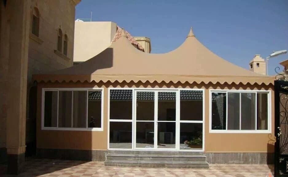 صورة تركيب بيوت شعر - مظلات وسواتر المدينة