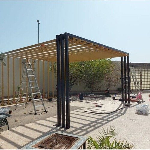 صورة تركيب برجولات - مظلات وسواتر المدينة