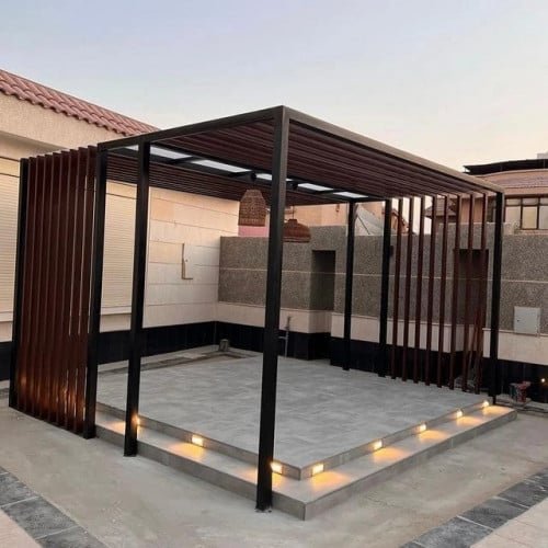 صورة تركيب برجولات - مظلات وسواتر المدينة